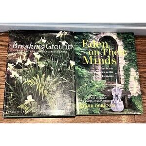 Lot of 2 Garden Hardcover Books Designers Landscaping Outdoors